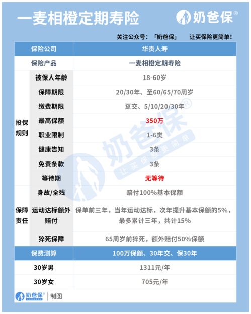 華貴一麥相橙定期壽險（互聯網專屬）深度評測 保障、性價比與網絡信息安全視角下的思考
